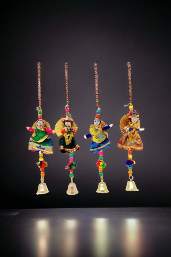 Radha Krishna Car Hanging Pair