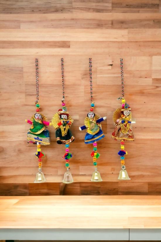 Radha Krishna Car Hanging Pair